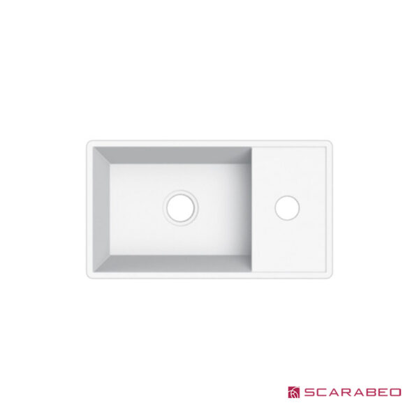 Νιπτήρας Πορσελάνης Scarabeo White