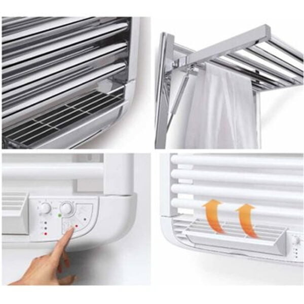 Electric Towel Hanger Deltacalor Dryer Electric Plus (750 + 1.000w)