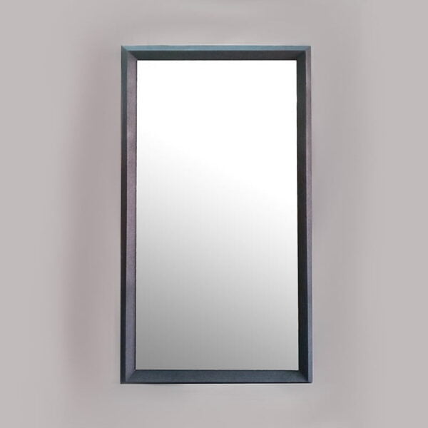 Καθρέπτης μπάνιου με μεταλλικό πλαίσιο από χαλύβδινη γωνιακή λάμα 40x90