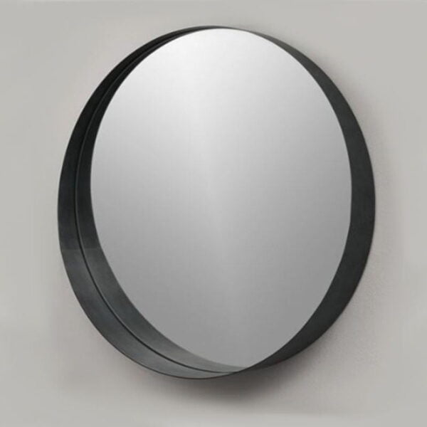 Round bathroom mirror Φ60 with steel blade