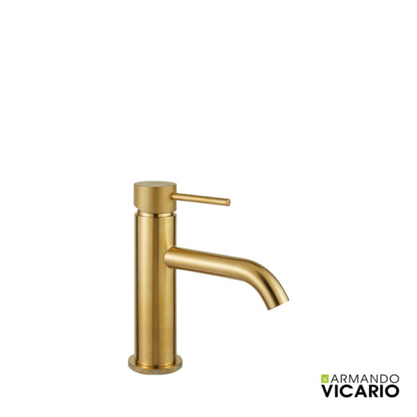 Μπαταρία νιπτήρος θερμομικτική INDUSTRIAL με βαλβίδα clic-clac VICARIO Ιταλίας gold