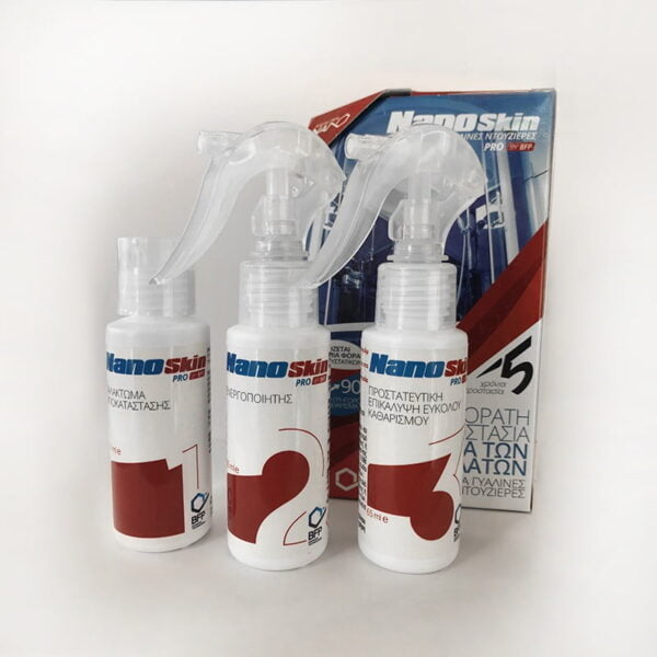 NanoSkin Nano-Skin-Pro glass shower liquid spray SET