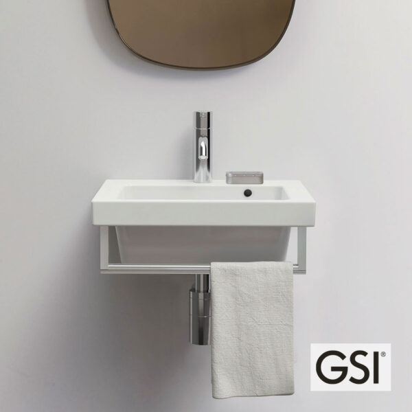 Νιπτήρας Πορσελάνης 42x34 (1 οπή) GSI White