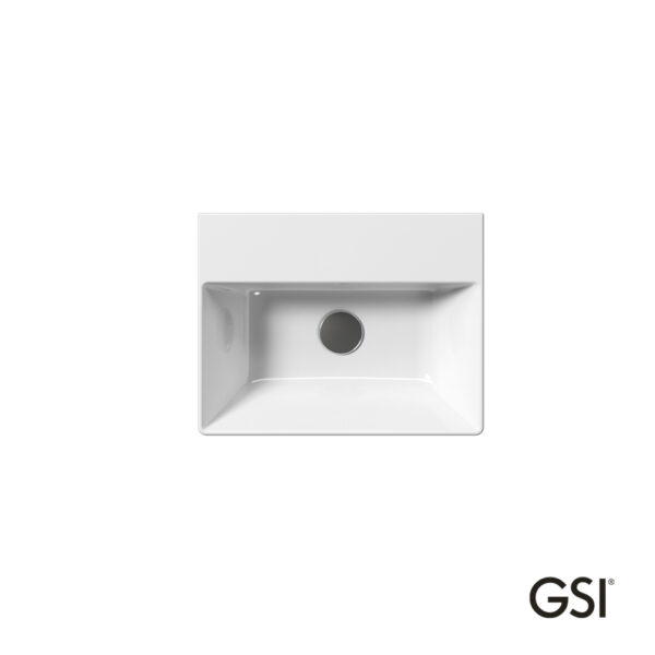 Νιπτήρας Πορσελάνης 45x35 (1 οπή+2 προχ.) GSI White