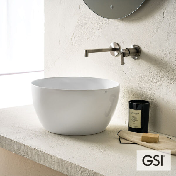 Νιπτήρας Πορσελάνης Φ42 h.22 GSI White