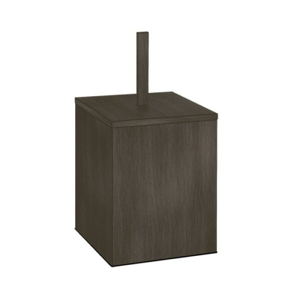 Χαρτοδοχείο dark bronze mat τετράγωνο χωρίς πετάλ ποδιού sanco e-fontana