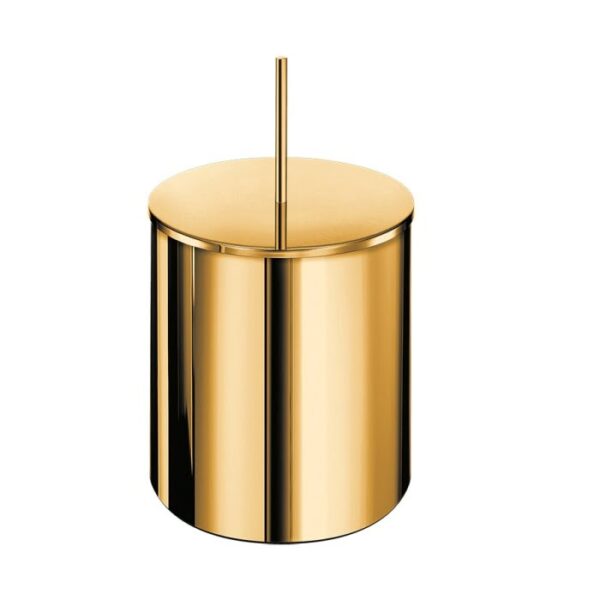 Χαρτοδοχείο gold 24k polished στρογγυλό sanco e-fontana