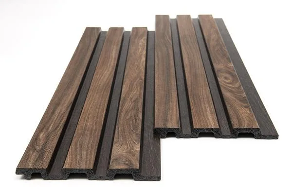 Πηχάκια 3D για επένδυση τοίχου 0,122x0,12x2,90 WALNUT/DARK BROWN